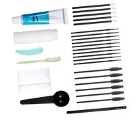 PACKOVE Tinte Para Cejas Resistente Al Agua Gel Para Cejas Para Mujer Kit De Tinte Para Cepillo Para Maquillaje Diario y Peinar Salvajes