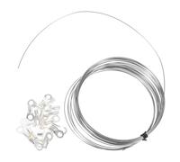 PACKOVE Tira Calefactora para Sellador Térmico, Filamentos Térmicos Resistentes a Altas Temperaturas, Cable Emisor de Calor 0.6 Mm 5 Metros con 20 Conexiones, Repuesto Compatible