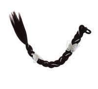 PACKOVE Trenzas de Peluca Natural Coleta Alta Extensión Postiza para Niñas Accesorios Pelo Lazo Peinado Coleta Trenzada