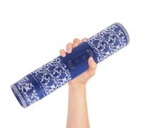 PACKOVE Tubo Telescópico para Pósteres y Documentos 35 Cm Extensión 62 Cm Diámetro Interior 6 Cm Estilo Porcelana Azul Almacenamiento Seguro para Obras de Arte y Carteles
