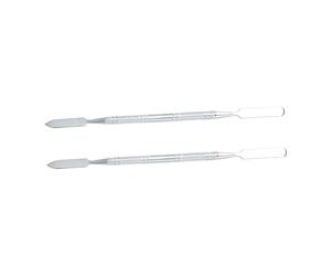 PACKOVE Varilla Fácil Acero de Inoxidable Mezcladora Maquillaje de Elegante 2piezas y de Limpiar Diseño Práctico para Base Corrector Uso Profesional y Doméstico