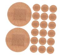 PACKOVE Vendajes Adhesivos De Tela Elástica Redondos 50 Unidades Para Dedos y Articulaciones, Transpirables Antideslizantes Para Cuidado De Heridas, Prevención De Ampollas, Uso Doméstico y Deportivo