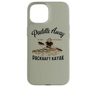 Packraft Barco Rafting-Kayak Kayak-Paleta Packrafting Carcasa para iPhone 15