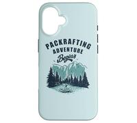 Packraft Barco Rafting-Kayak Kayak-Paleta Packrafting Carcasa para iPhone 16