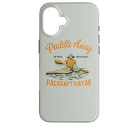 Packraft Barco Rafting-Kayak Kayak-Paleta Packrafting Carcasa para iPhone 16