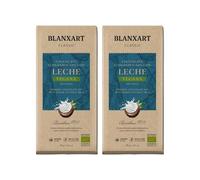 Packs Chocolate Negro 60% con Leche de Coco y Azúcar de Coco Bio 75g | Blanxat | Tabletas de Chocolate Ecológico | Vegano y Sin Gluten (Pack X2)