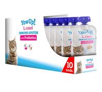 Packs de 10 Yogur para Gatos - Puede ser de Hair&Skin Salmón, LCASEI Pavo o Natural- Sin Lactosa - 85 gr x 10 = 850 gr - ANIMALUJOS (Pack de 10 Unidades, Lcasie Pavo)