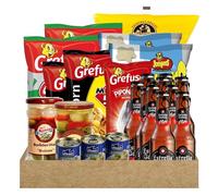Packs Mundial Aperitivos con Cerveza | Caja Snacks Variados y Cerveza Estrella Galicia y 1906 | Regalo Partido Fútbol (MegaPack 1)