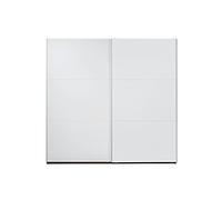 Packs Rauch Santiago - Armario con 2 Puertas correderas, 218 x 210 x 59 cm, Color Blanco Alpino, con 2 estantes y 2 Barras