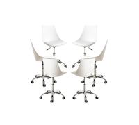 Packs Sillas - Pack 6 Sillas Blok Office - Blanco