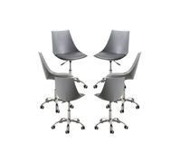 Packs Sillas - Pack 6 Sillas Blok Office - Gris Oscuro