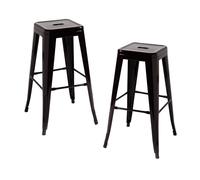 Packs Taburetes Altos - Pack 2 Taburetes Torix Altos - Negro