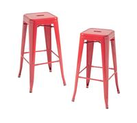 Packs Taburetes Altos - Pack 2 Taburetes Torix Altos - Rojo