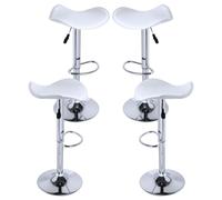 Packs Taburetes Altos - Pack 4 Taburetes Rox - Blanco