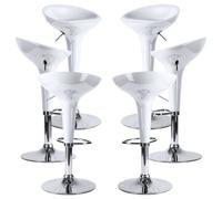 Packs Taburetes Altos - Pack 6 Taburetes Madison - Blanco