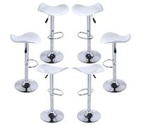 Packs Taburetes Altos - Pack 6 Taburetes Rox - Blanco