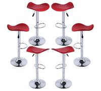 Packs Taburetes Altos - Pack 6 Taburetes Rox - Rojo