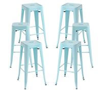 Packs Taburetes Altos - Pack 6 Taburetes Torix Altos - Azul Cielo