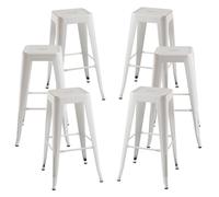 Packs Taburetes Altos - Pack 6 Taburetes Torix Altos - Blanco