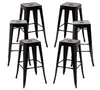 Packs Taburetes Altos - Pack 6 Taburetes Torix Altos - Negro