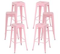 Packs Taburetes Altos - Pack 6 Taburetes Torix Altos - Rosa