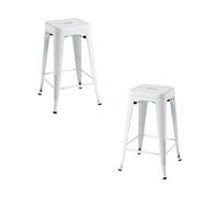 Packs Taburetes Bajos - Pack 2 Taburetes Torix Bajos - Blanco