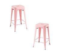 Packs Taburetes Bajos - Pack 2 Taburetes Torix Bajos - Rosa
