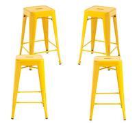 Packs Taburetes Bajos - Pack 4 Taburetes Torix Bajos - Amarillo