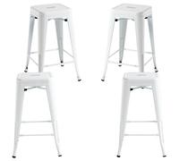 Packs Taburetes Bajos - Pack 4 Taburetes Torix Bajos - Blanco