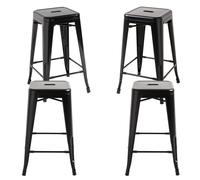 Packs Taburetes Bajos - Pack 4 Taburetes Torix Bajos - Negro