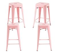 Packs Taburetes Bajos - Pack 4 Taburetes Torix Bajos - Rosa
