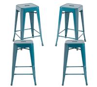 Packs Taburetes Bajos - Pack 4 Taburetes Torix Bajos - Verde Azulado