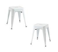 Packs Taburetes Pequeños - Pack 2 Taburetes Torix Pequeños - Blanco