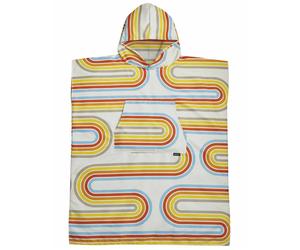PackTowl - Higiene y protección - Poncho Retro Curve - Talla L/XL - Beige Beige L/XL