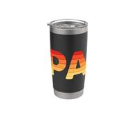 Paco Español Apodo Francisco Rayas Amarillo Naranja Rojo Vaso térmico de acero inoxidable de doble pared