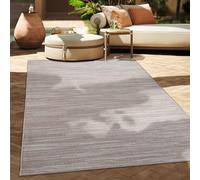 Paco Home Alfombra Exterior Interior Balcón Terraza Cocina Motivo Boho Étnico Moderno, tamaño:60x100 cm, Color:Beige 6