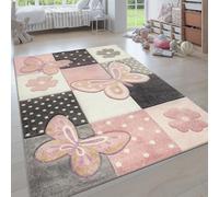Paco Home Alfombra Infantil, Alfombra Pastel Moderna Habitación Infantil, Motivo De Animales 3D Adorable, tamaño:160x230 cm