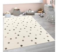 Paco Home Alfombra Infantil Habitación Infantil Niña Niño Varios Estampados Y Tamaños, tamaño:Ø 160 cm Redon, Color:Beige 3