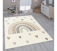 Paco Home Alfombra Infantil Habitación Infantil Niña Niño Varios Estampados Y Tamaños, tamaño:133x190 cm, Color:Beige