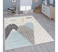 Paco Home Alfombra Infantil Habitación Infantil Niña Niño Varios Estampados Y Tamaños, tamaño:240x340 cm, Color:Azul