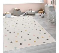 Paco Home Alfombra Infantil Habitación Infantil Niña Niño Varios Estampados Y Tamaños, tamaño:80x150 cm, Color:Gris-Beige
