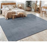 Paco Home Alfombra Salon De Habitacion Pelo Corto Motivo Nordica Motivo Boho Chic Dibujo Geometrico, tamaño:120x160 cm, Color:Antracita