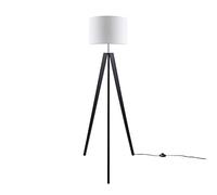 Paco Home Lámpara De Pie Trípode De Lectura Lámpara De Pie Dormitorio E27 Pantalla Uni E14 Con Interruptor