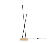 Paco Home Lámpara De Pie Vintage E27 Salón Diseño Industrial Moderno LED Lámpara Retro Dormitorio Madera