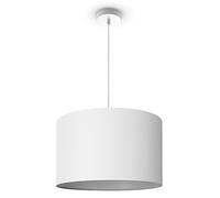 Paco Home Lámpara De Suspensión Salón Mesa Comedor E27 Lámpara De Suspensión Monocolor Uni Tela Lámpara Colgante Lámpara LED