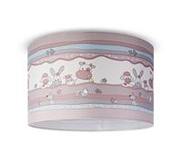 Paco Home Lámpara Techo Cuarto Infantil De Suspensión Cuarto Bebé Bomberos Policía Carretera Chicos Chicas E27, Luz de techo - Blanco