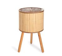 Paco Home Maceta Sobretiesto Grande Jardinera Interior Tiesto Juego Cesto Lámina Madera Flores Trenzadas, Farbe_MuVa:Naturaleza, Establece:2pcs Set/Diseño 4