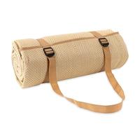 Paco Home Manta de Picnic Exterior Impermeable - Plegable & Ligera, Color:Beige, Tamaño:200x300cm