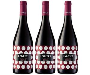 Paco & Lola Mencia, Vino Tinto - 3 botellas de 75 cl, Total: 2250 ml