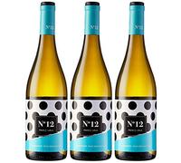 Paco & Lola Nº 12, Vino Blanco - 3 botellas de 75 cl, Total: 2250 ml